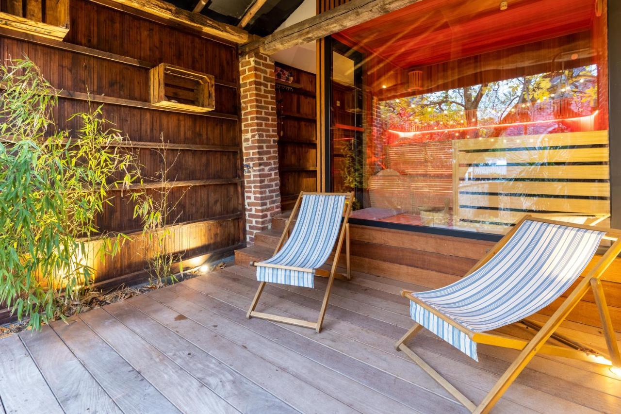 Tynil Saint Jean: Renovated Old Barn + Nordic Bath Villa Aubel Exterior foto
